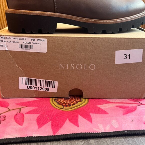 BNIB Nisolo Go to Chelsea Boot 2.0, Brown, Size Women's US 10 - Picture 11 of 12
